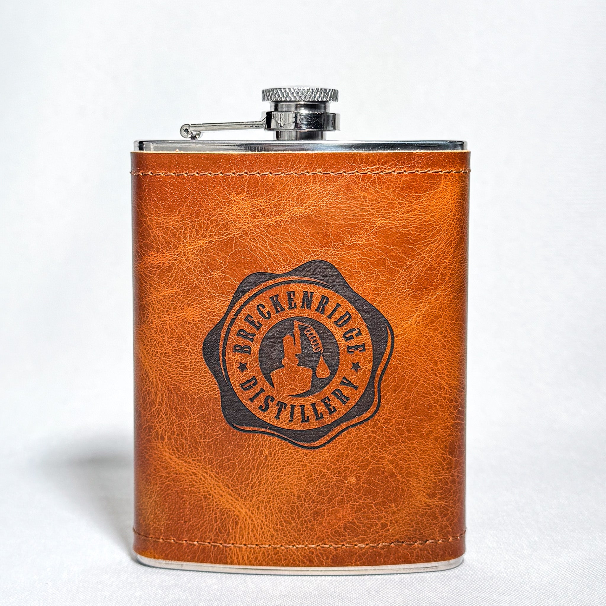 Breckenridge Distillery Leather Flask