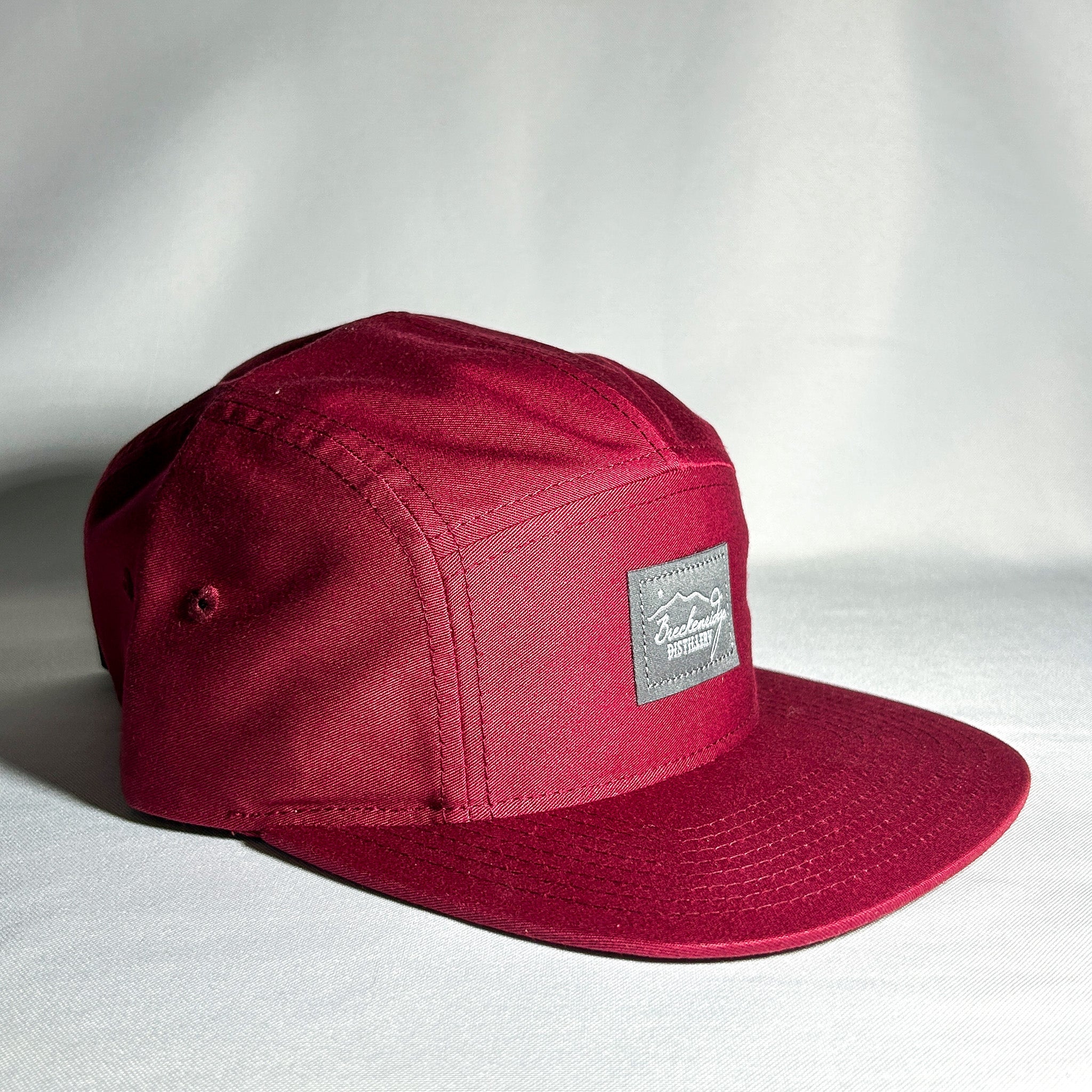 Breckenridge Distillery Mtn. Logo Camper (Maroon)