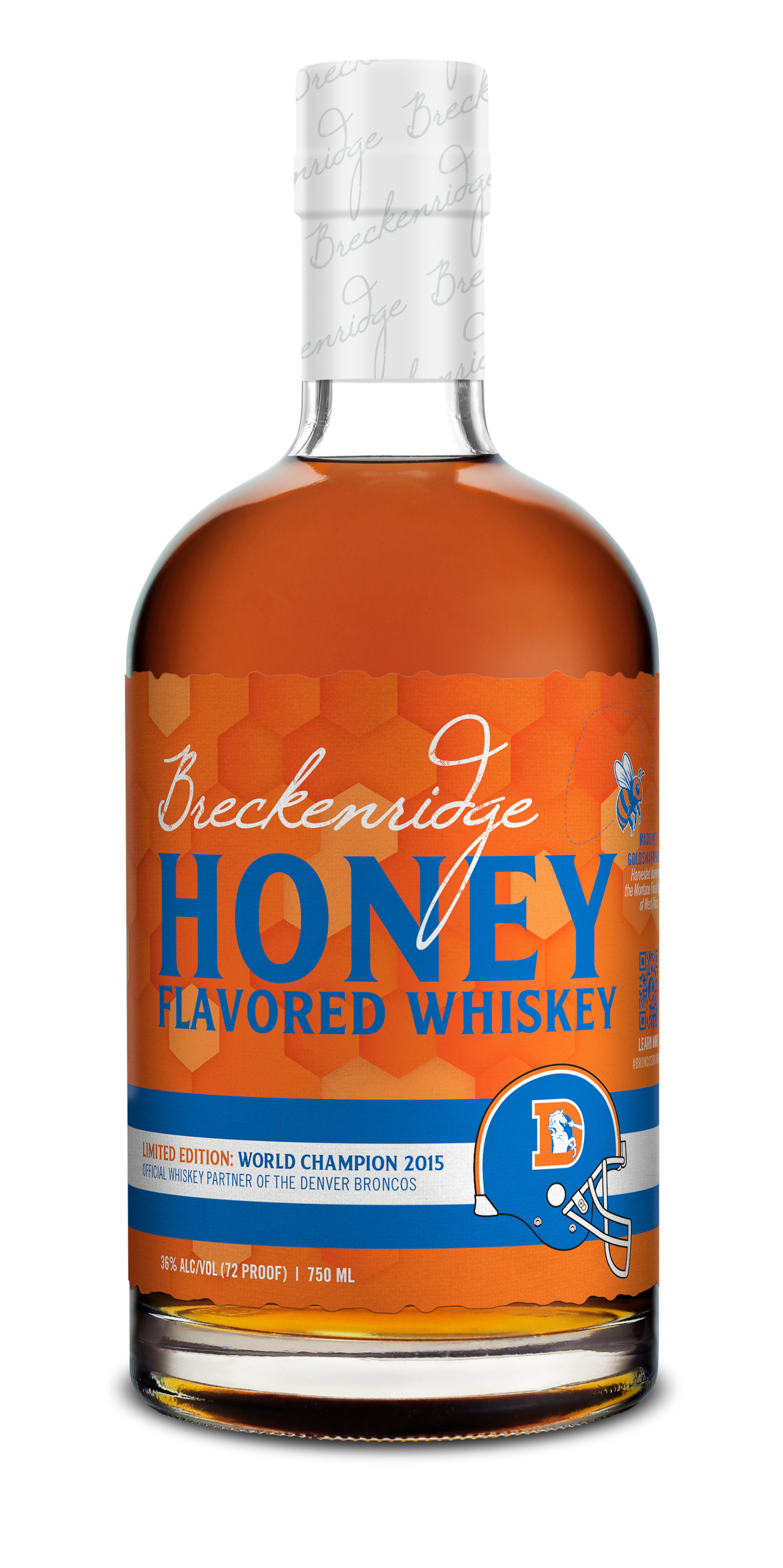 Breckenridge Broncos Honey Whiskey