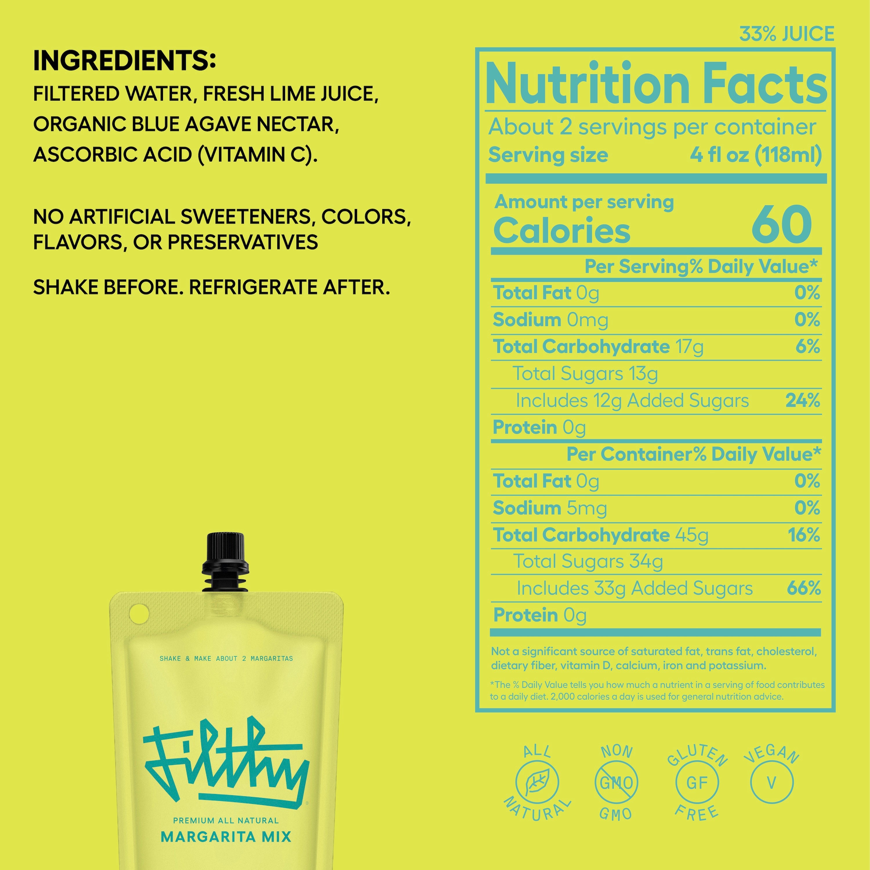 Breckenridge Distillery Filthy Margarita Mix